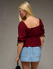 AE Puff Sleeve Babydoll Tee