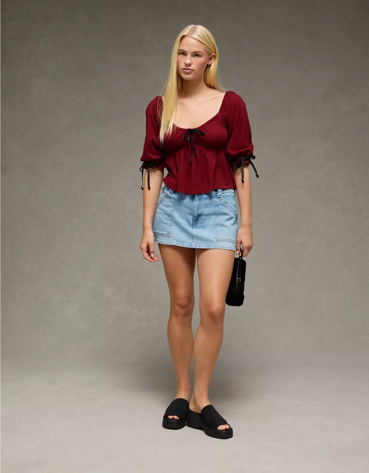 AE Puff Sleeve Babydoll Tee