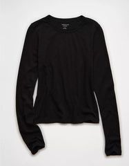 AE Long Sleeve Hey Baby Tee