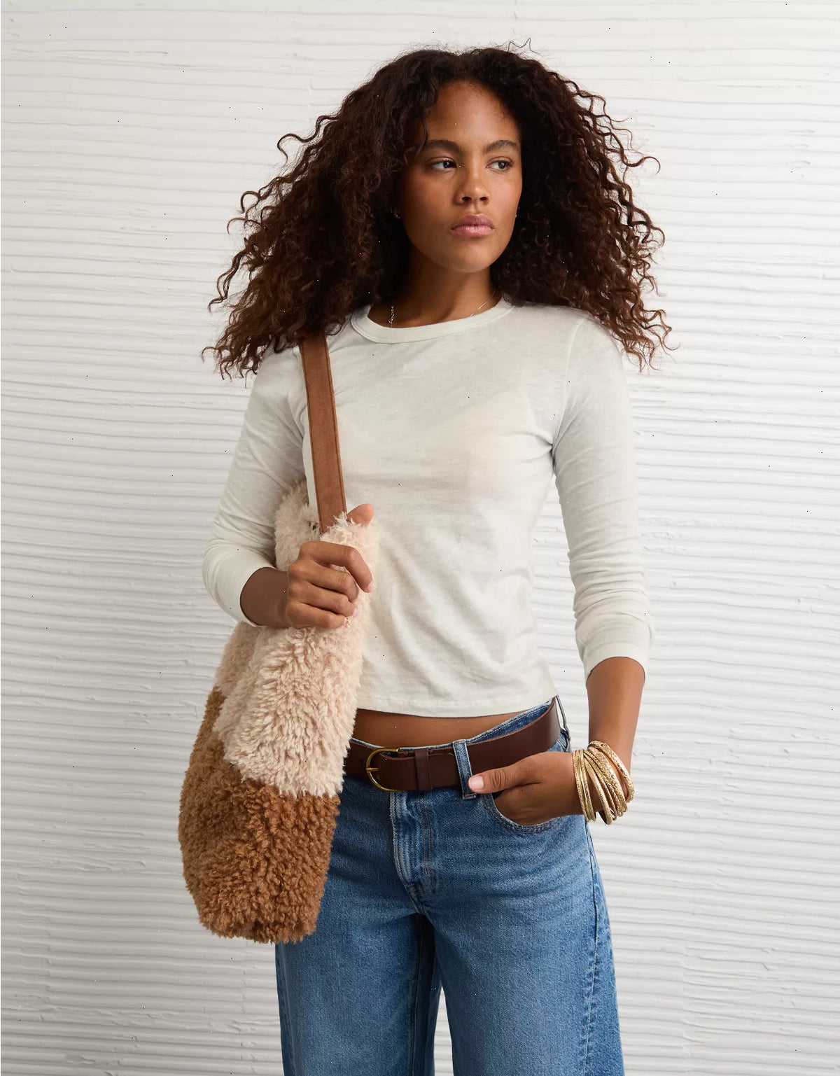 AE Long Sleeve Hey Baby Tee