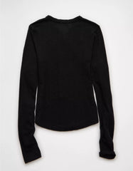 AE Long Sleeve Henley T-Shirt