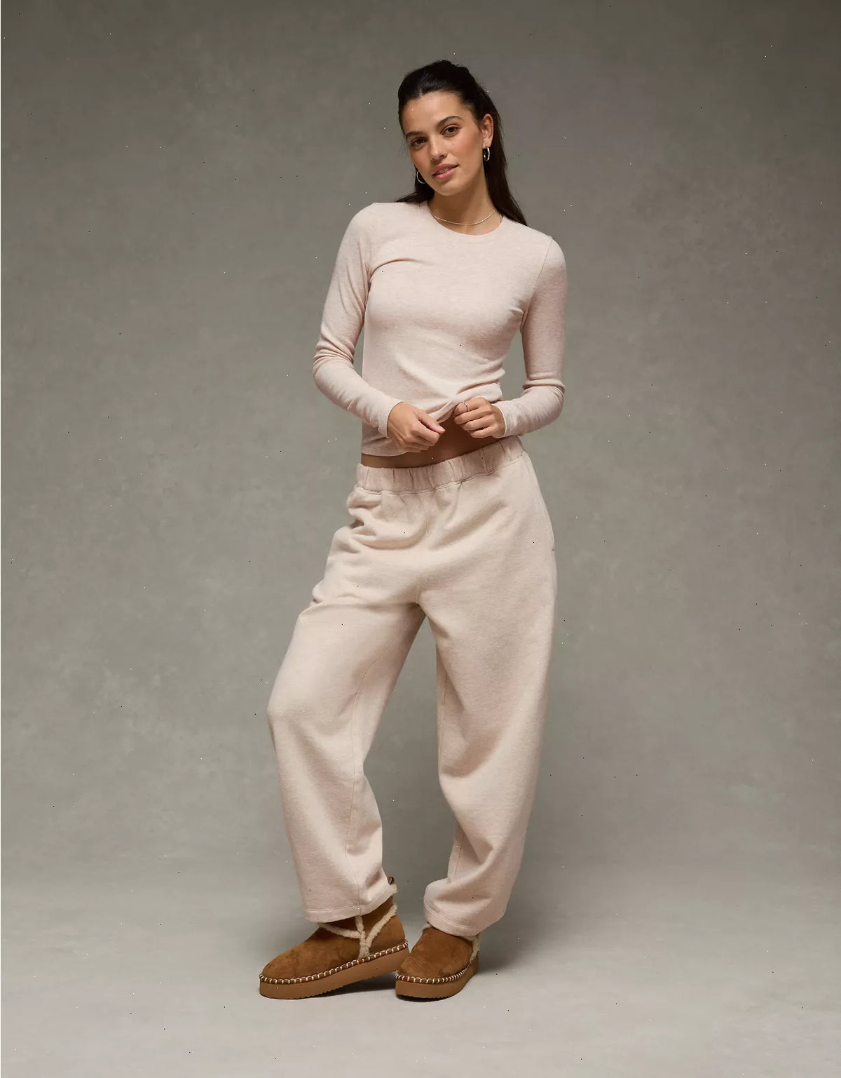 AE Long Sleeve Cozy Crew Neck T-Shirt