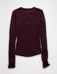 AE Long Sleeve Henley T-Shirt