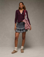 AE Long Sleeve Henley T-Shirt