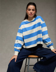 AE Striped Balloon Sleeve T-Shirt