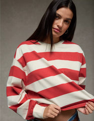 AE Striped Balloon Sleeve T-Shirt