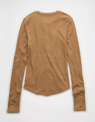 AE Long Sleeve Henley T-Shirt