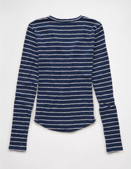 AE Long Sleeve Henley T-Shirt