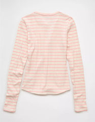 AE Long Sleeve Henley T-Shirt