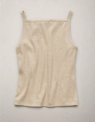 AE77 Premium Straight Neck Tank Top