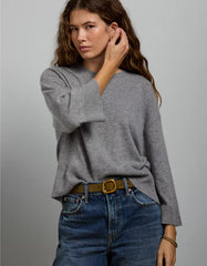 AE77 Premium Oversized Cashmere Sweater T-Shirt