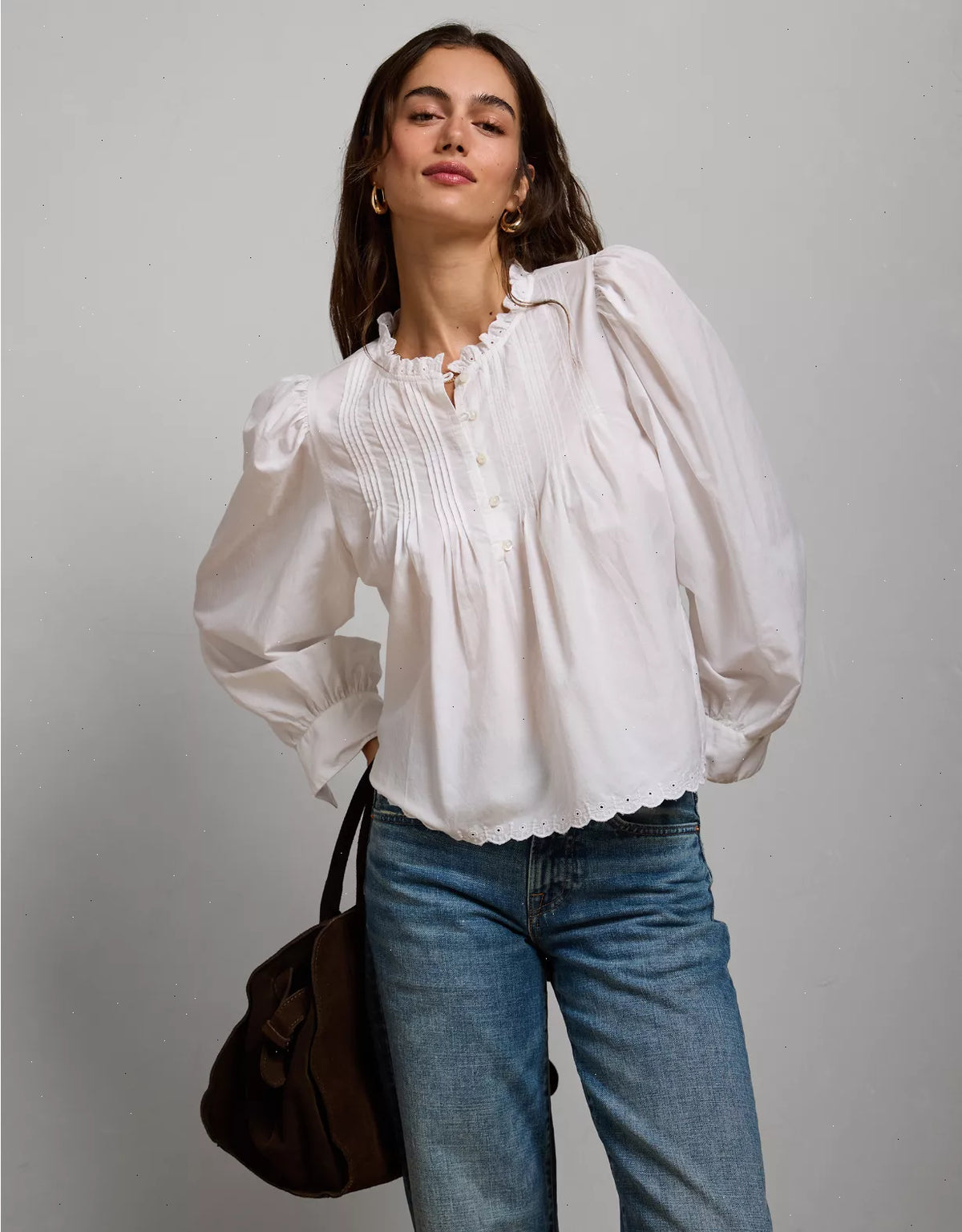 AE77 Premium Ruffled Shirt