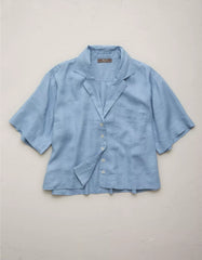 AE77 Premium Linen Camp Shirt