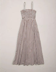 AE77 Premium Smocked Maxi Dress