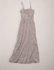 AE77 Premium Smocked Maxi Dress