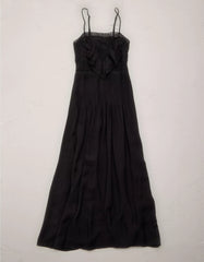 AE77 Lace Ruffle Maxi Dress