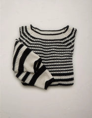 AE77 Striped Sweater