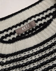 AE77 Striped Sweater