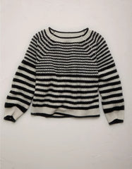 AE77 Striped Sweater