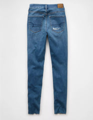AE Next Level Curvy Ripped High-Waisted Jegging