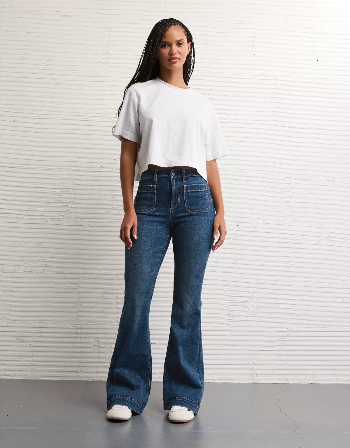 AE Next Level Curvy Super High-Waisted Flare Jean