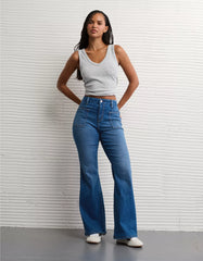AE Next Level Curvy Super High-Waisted Flare Jean