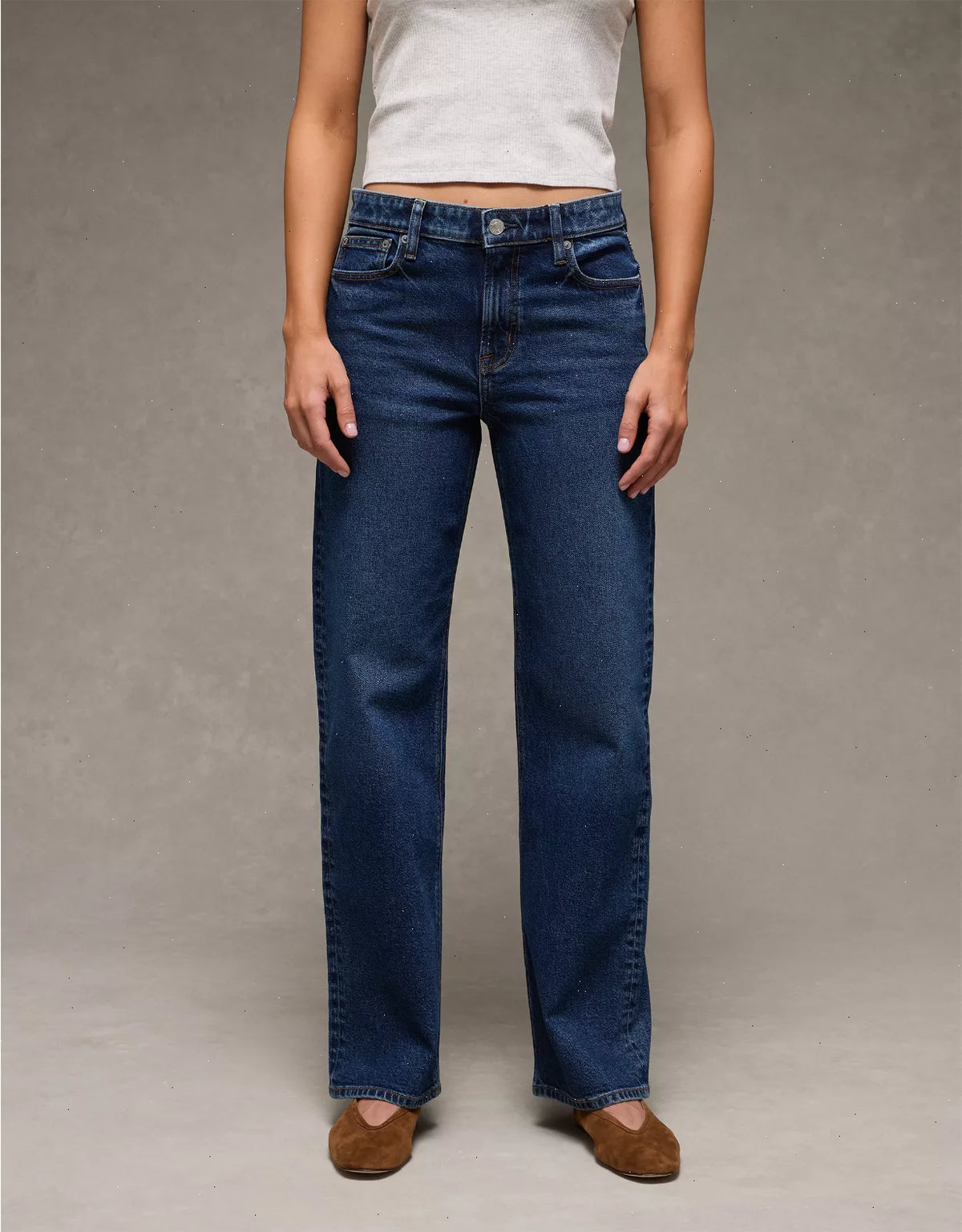 AE Stretch High-Waisted Stovepipe Jean