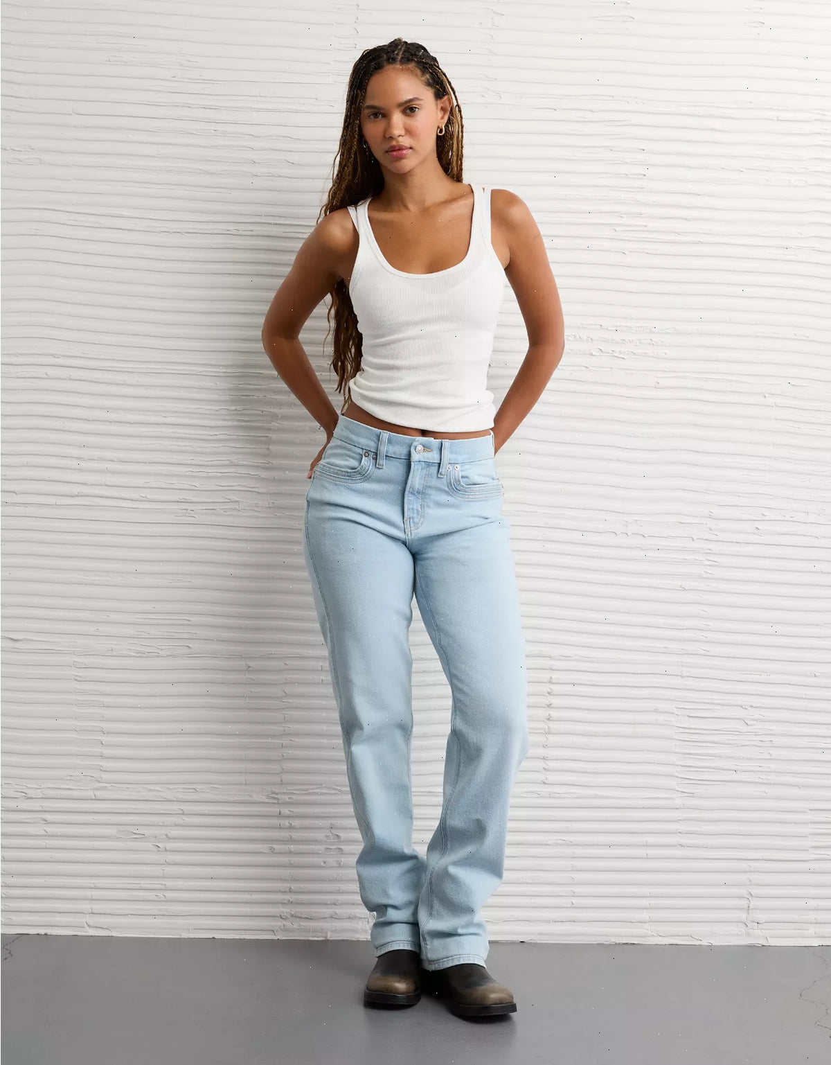 AE Stretch Curvy Straight Jean