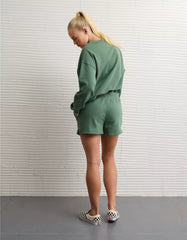 AE High-Waisted Fleece Short