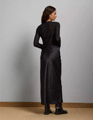 AE77 Premium Satin Slip Skirt