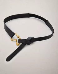 AE77 Leather Hook Belt