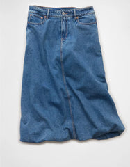 AE High-Waisted Bubble Midi Skirt