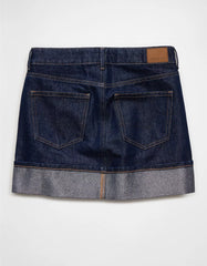 AE Denim Glitter Mini Skirt