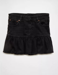 AE High-Waisted Ruffle Mini Skirt