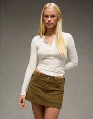 AE Stretch Low-Rise Micro Skort